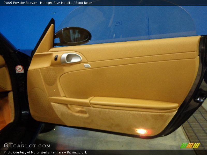 Midnight Blue Metallic / Sand Beige 2006 Porsche Boxster