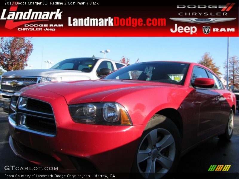 Redline 3 Coat Pearl / Black 2013 Dodge Charger SE