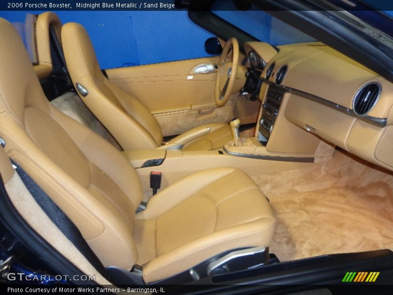 Midnight Blue Metallic / Sand Beige 2006 Porsche Boxster