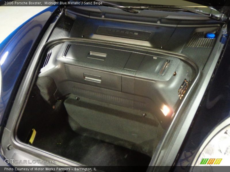 Midnight Blue Metallic / Sand Beige 2006 Porsche Boxster