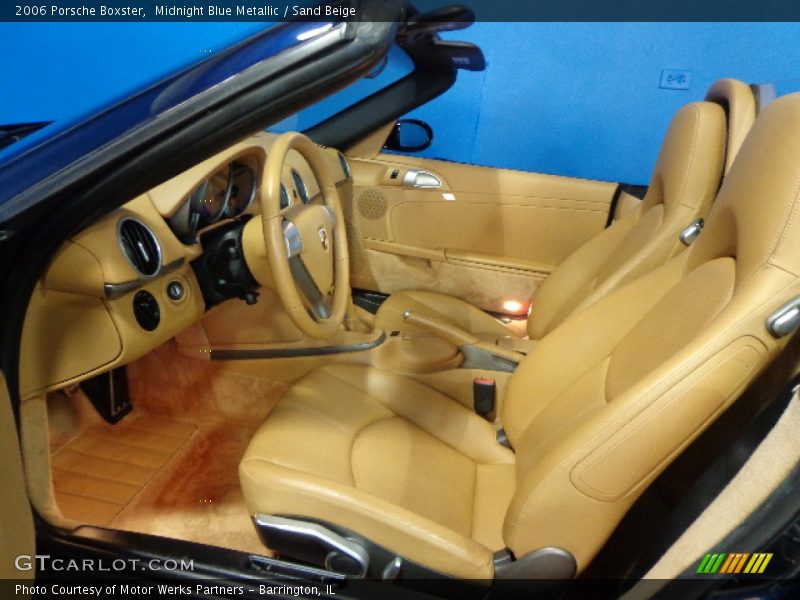 Midnight Blue Metallic / Sand Beige 2006 Porsche Boxster