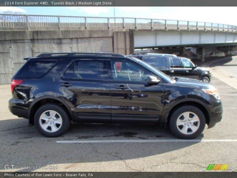 Tuxedo Black / Medium Light Stone 2014 Ford Explorer 4WD
