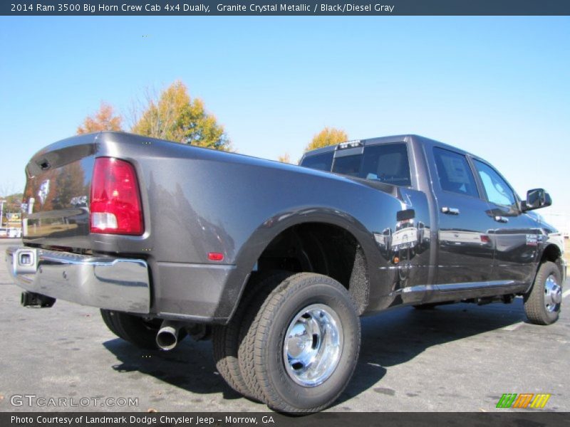 Granite Crystal Metallic / Black/Diesel Gray 2014 Ram 3500 Big Horn Crew Cab 4x4 Dually