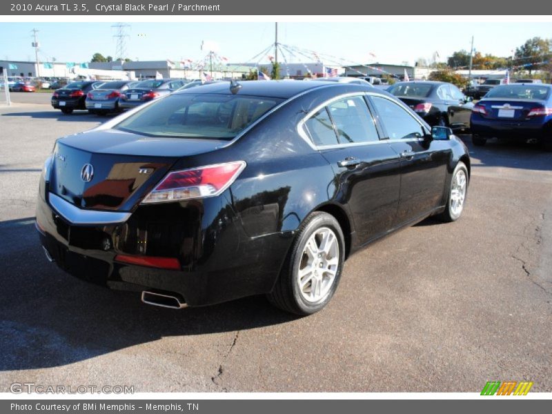 Crystal Black Pearl / Parchment 2010 Acura TL 3.5