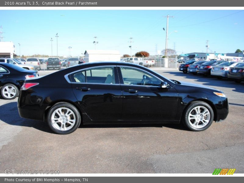 Crystal Black Pearl / Parchment 2010 Acura TL 3.5