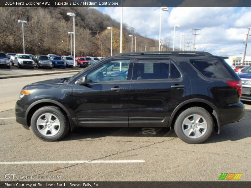 Tuxedo Black / Medium Light Stone 2014 Ford Explorer 4WD