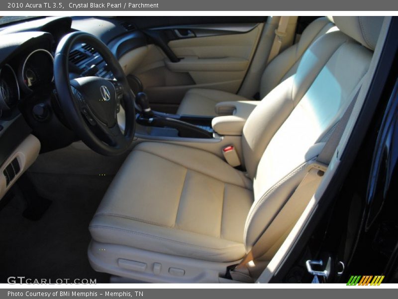 Crystal Black Pearl / Parchment 2010 Acura TL 3.5