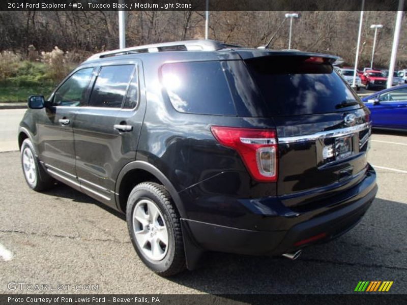 Tuxedo Black / Medium Light Stone 2014 Ford Explorer 4WD