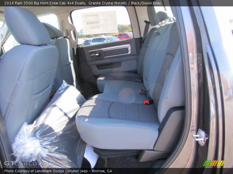 Granite Crystal Metallic / Black/Diesel Gray 2014 Ram 3500 Big Horn Crew Cab 4x4 Dually