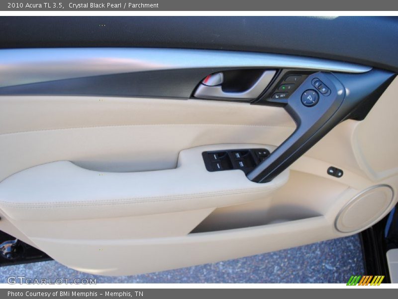 Crystal Black Pearl / Parchment 2010 Acura TL 3.5