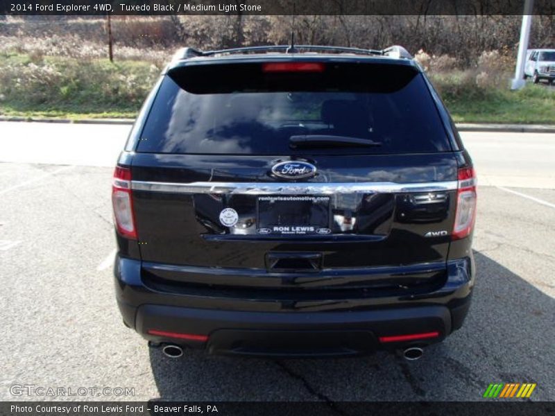 Tuxedo Black / Medium Light Stone 2014 Ford Explorer 4WD