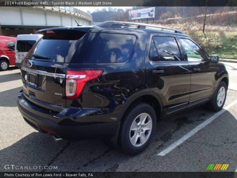 Tuxedo Black / Medium Light Stone 2014 Ford Explorer 4WD