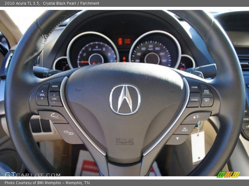Crystal Black Pearl / Parchment 2010 Acura TL 3.5