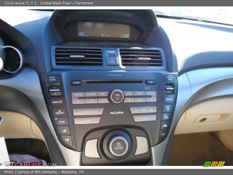 Crystal Black Pearl / Parchment 2010 Acura TL 3.5