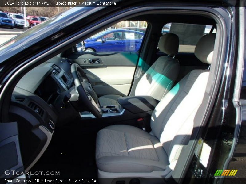 Tuxedo Black / Medium Light Stone 2014 Ford Explorer 4WD