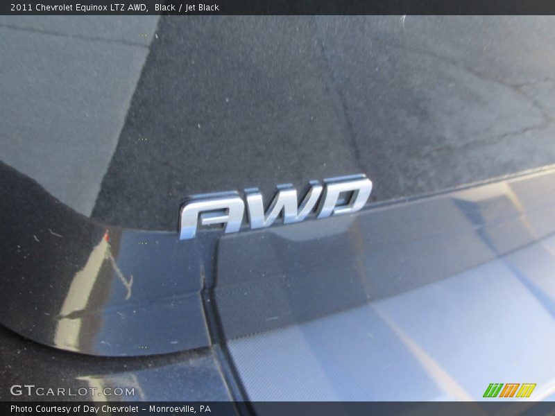 Black / Jet Black 2011 Chevrolet Equinox LTZ AWD