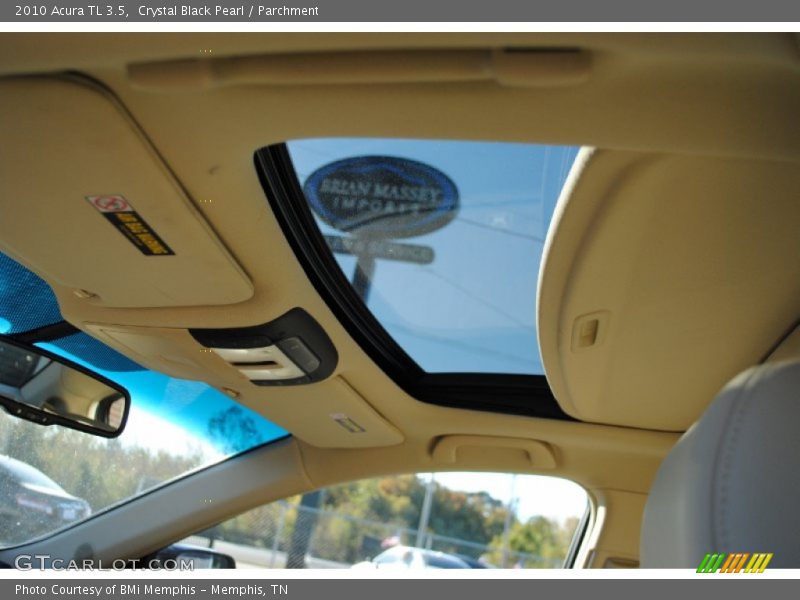 Crystal Black Pearl / Parchment 2010 Acura TL 3.5