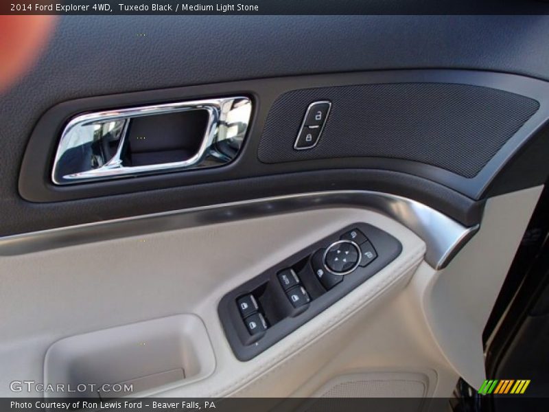 Tuxedo Black / Medium Light Stone 2014 Ford Explorer 4WD