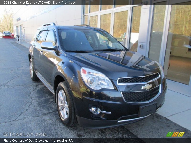 Black / Jet Black 2011 Chevrolet Equinox LTZ AWD