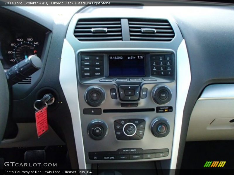 Tuxedo Black / Medium Light Stone 2014 Ford Explorer 4WD