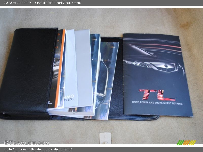 Crystal Black Pearl / Parchment 2010 Acura TL 3.5