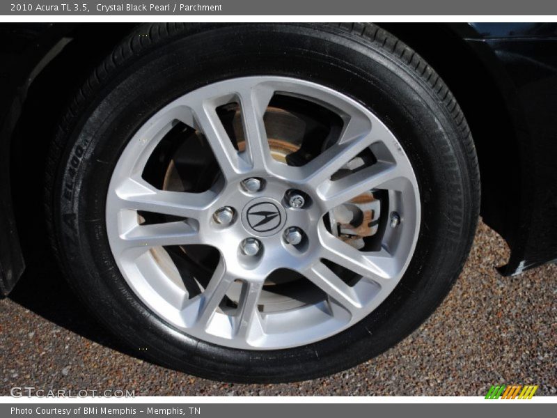 Crystal Black Pearl / Parchment 2010 Acura TL 3.5