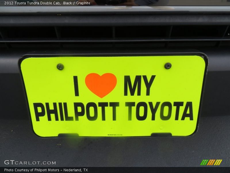 Black / Graphite 2012 Toyota Tundra Double Cab