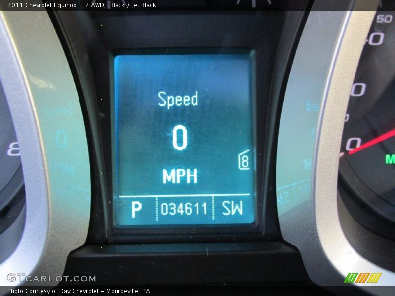 Black / Jet Black 2011 Chevrolet Equinox LTZ AWD