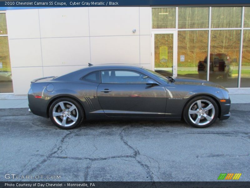 Cyber Gray Metallic / Black 2010 Chevrolet Camaro SS Coupe