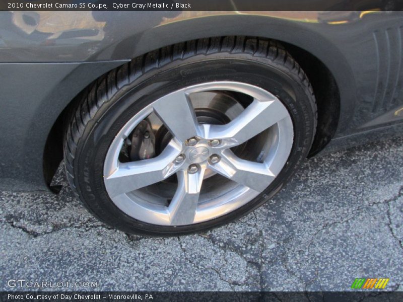 Cyber Gray Metallic / Black 2010 Chevrolet Camaro SS Coupe