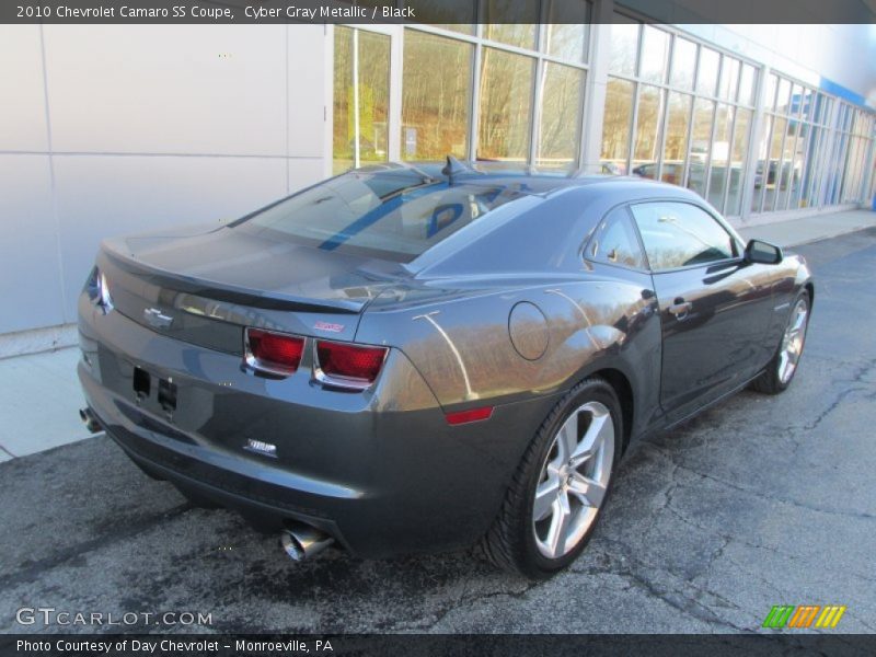 Cyber Gray Metallic / Black 2010 Chevrolet Camaro SS Coupe