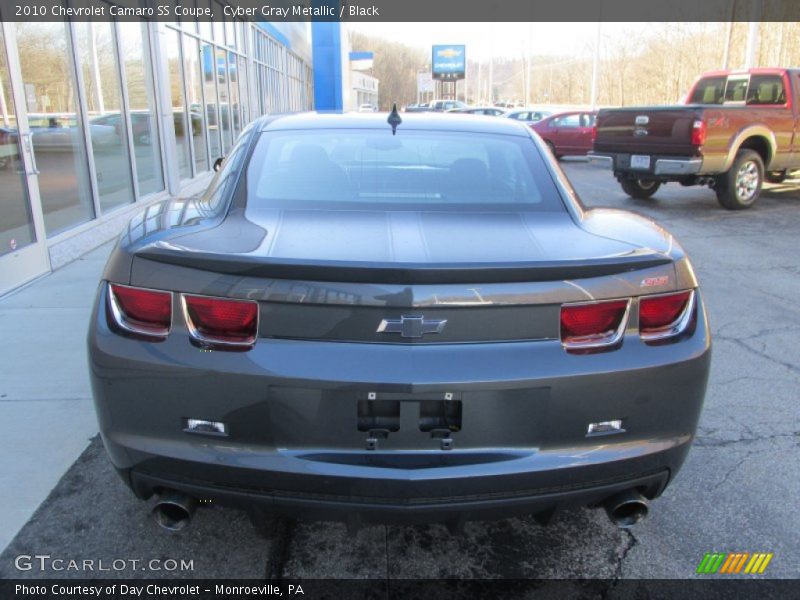 Cyber Gray Metallic / Black 2010 Chevrolet Camaro SS Coupe