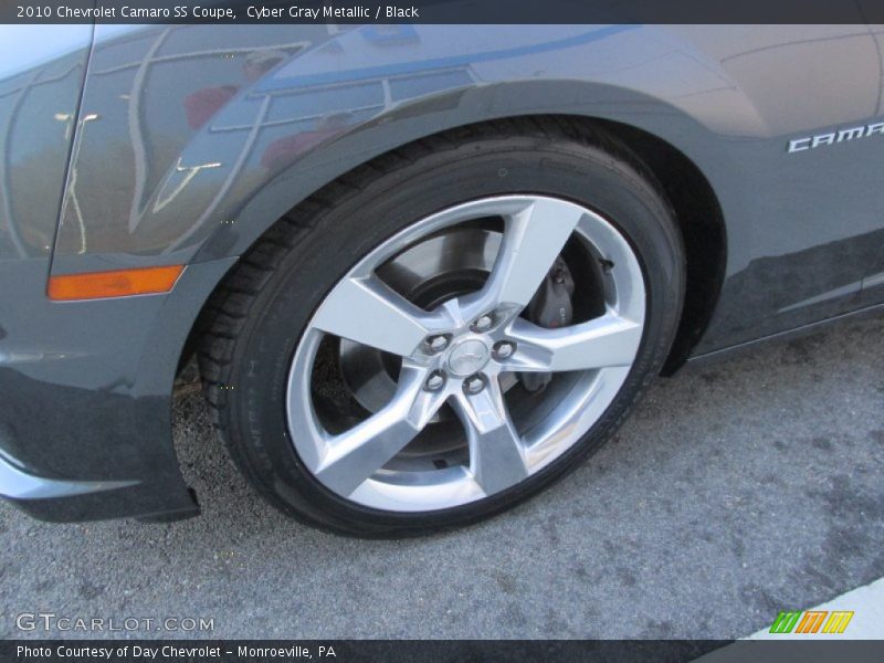 Cyber Gray Metallic / Black 2010 Chevrolet Camaro SS Coupe