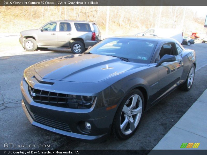 Cyber Gray Metallic / Black 2010 Chevrolet Camaro SS Coupe