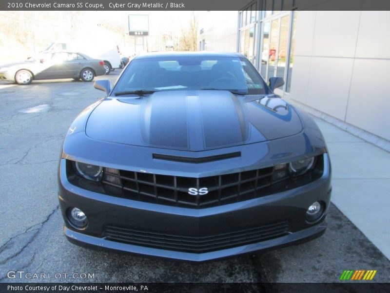 Cyber Gray Metallic / Black 2010 Chevrolet Camaro SS Coupe