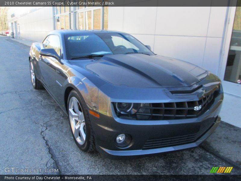 Cyber Gray Metallic / Black 2010 Chevrolet Camaro SS Coupe