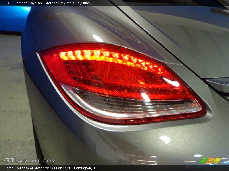 Meteor Grey Metallic / Black 2012 Porsche Cayman