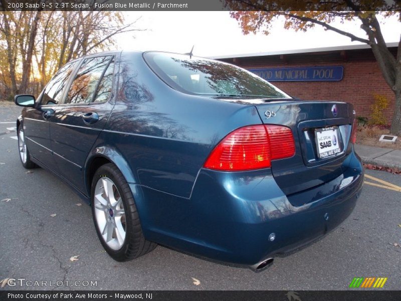 Fusion Blue Metallic / Parchment 2008 Saab 9-5 2.3T Sedan