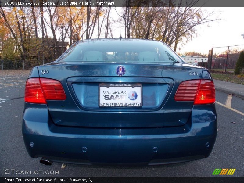 Fusion Blue Metallic / Parchment 2008 Saab 9-5 2.3T Sedan