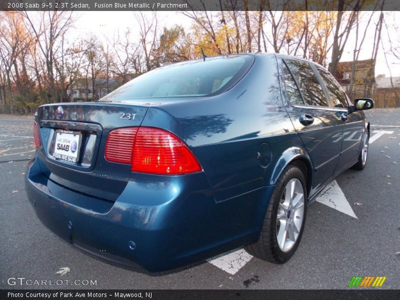 Fusion Blue Metallic / Parchment 2008 Saab 9-5 2.3T Sedan