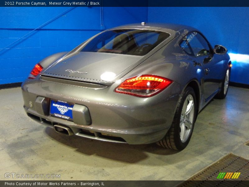 Meteor Grey Metallic / Black 2012 Porsche Cayman