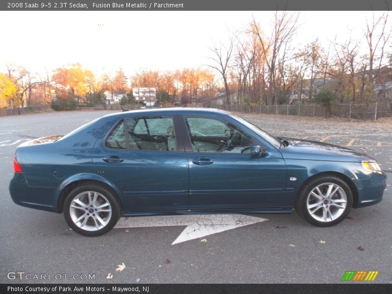 Fusion Blue Metallic / Parchment 2008 Saab 9-5 2.3T Sedan