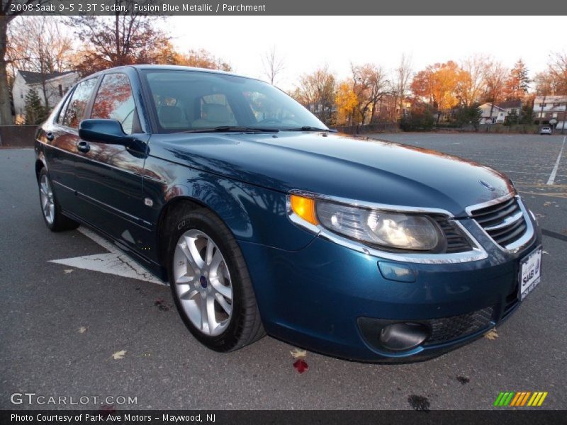Fusion Blue Metallic / Parchment 2008 Saab 9-5 2.3T Sedan