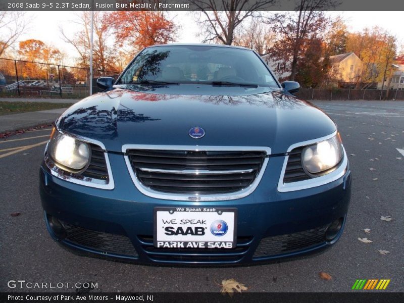 Fusion Blue Metallic / Parchment 2008 Saab 9-5 2.3T Sedan