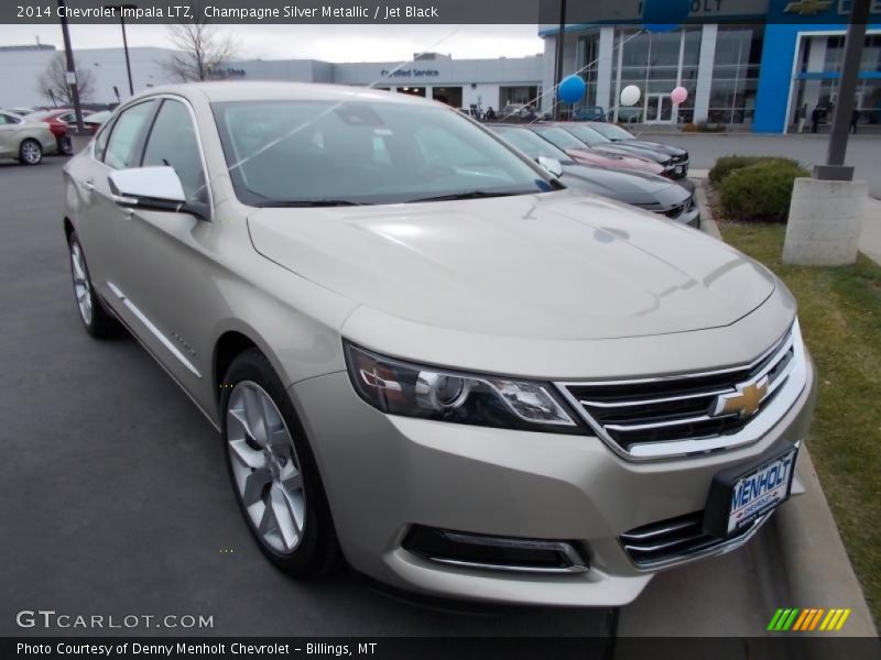 Champagne Silver Metallic / Jet Black 2014 Chevrolet Impala LTZ