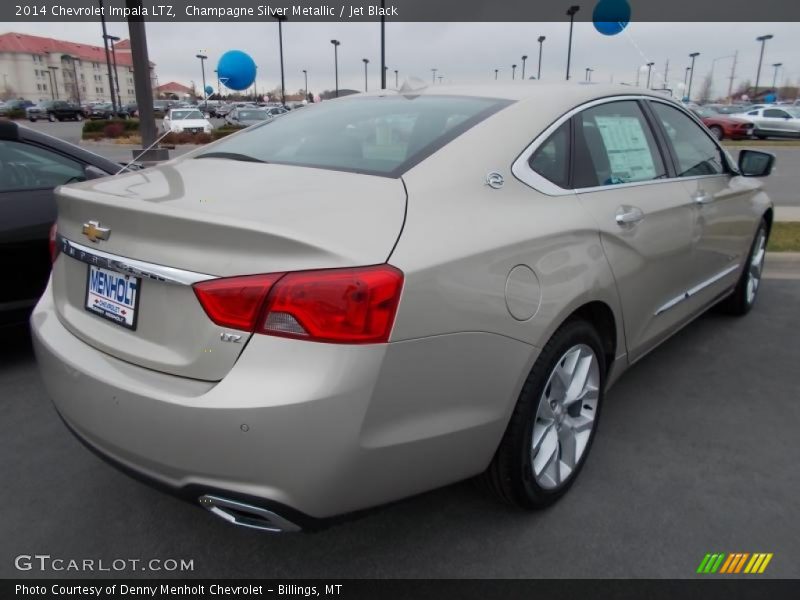 Champagne Silver Metallic / Jet Black 2014 Chevrolet Impala LTZ