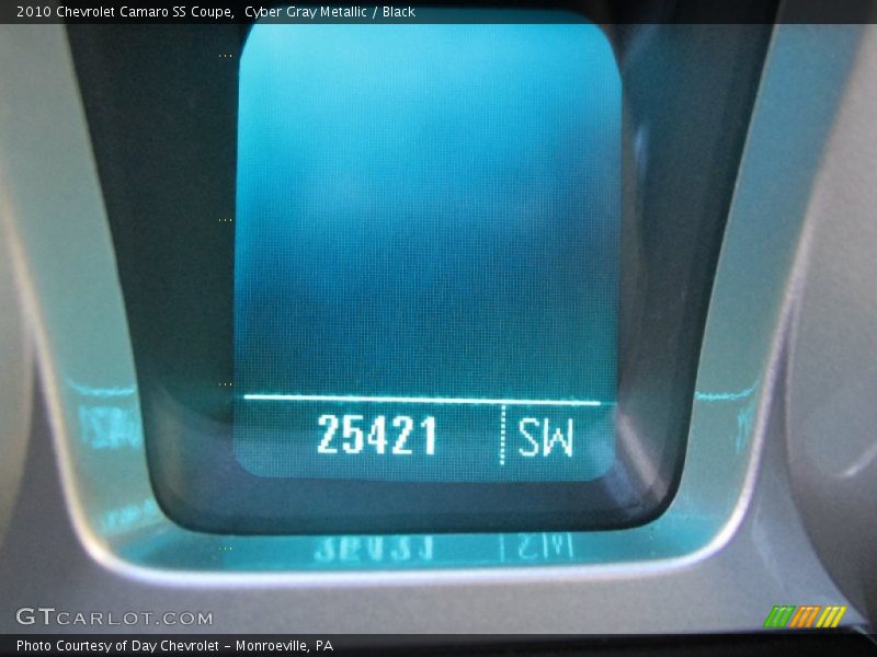 Cyber Gray Metallic / Black 2010 Chevrolet Camaro SS Coupe