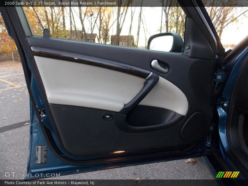 Fusion Blue Metallic / Parchment 2008 Saab 9-5 2.3T Sedan