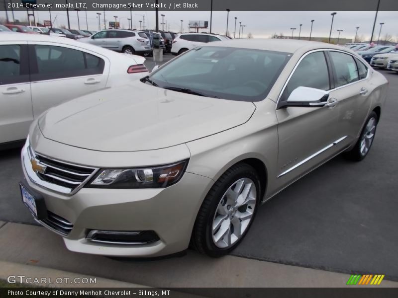 Champagne Silver Metallic / Jet Black 2014 Chevrolet Impala LTZ