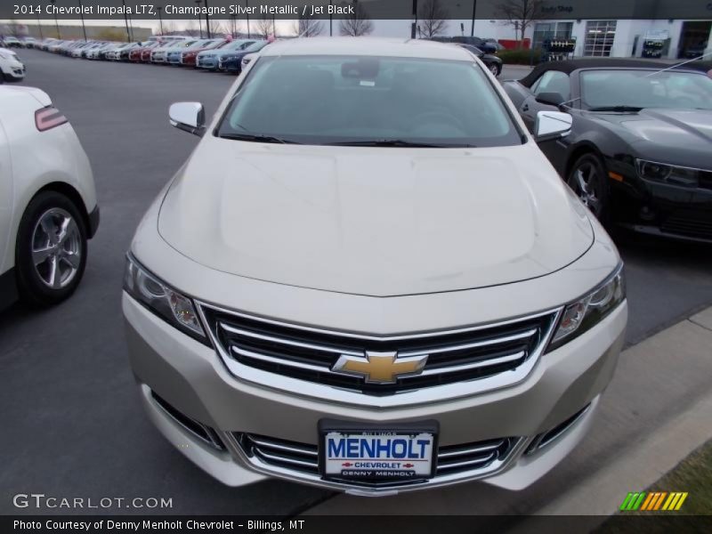 Champagne Silver Metallic / Jet Black 2014 Chevrolet Impala LTZ